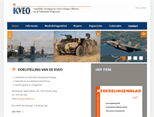 Tablet Screenshot of kveo.nl